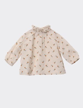[AW21 CARAMEL] MIRON BABY BLOUSE - TOFFEE DITSY FLOWER PRINT