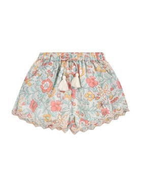 [SS22 LOUISE MISHA] SHORTS VALLALOID GRI-S22-S0709 - WATER FLOWERS