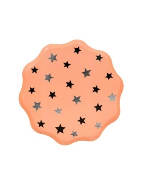 메리메리 Pastel Halloween Star Pattern Plates (set of 8)